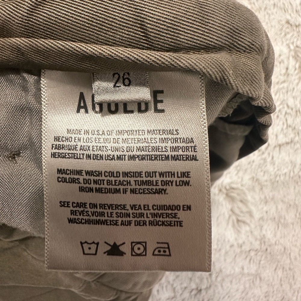 Agolde Taupe Casual Shorts - Picture 3 of 4